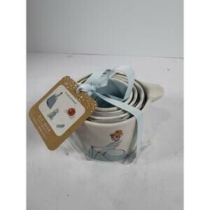 Rae Dunn Disney Princess Cinderella Ceramic Measuring Cups